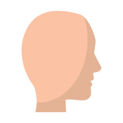 head profile silhouette icon image vector illustration design 
