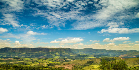 Naklejka premium National park brazil serra da canastra