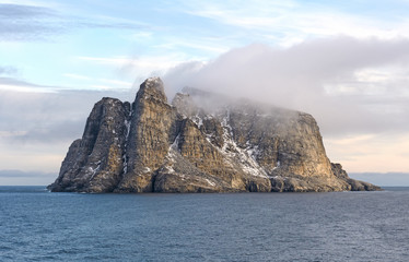 Coastal Clouds on a Barren Island © wildnerdpix