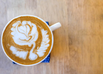 hazelnut cappuccino coffee