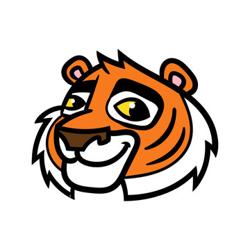 Cartoon Tiger Head