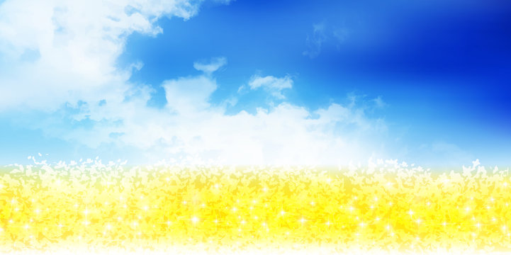 葉の花　春　花　背景