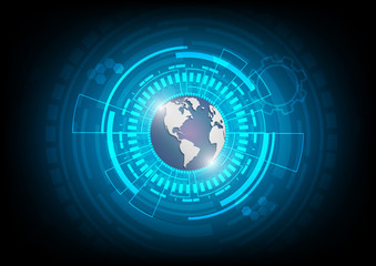 World abstract technology