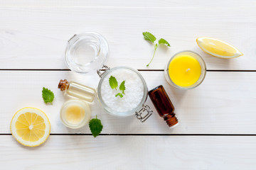 Citrus cosmetics concept