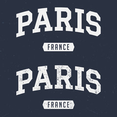Fototapeta premium Paris France - Tee Design For Print 