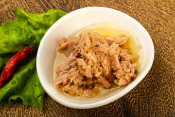 Canned tuna fish