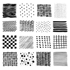 Collection of Hand Drawn textures.
