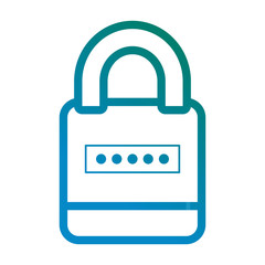 security padlock icon image