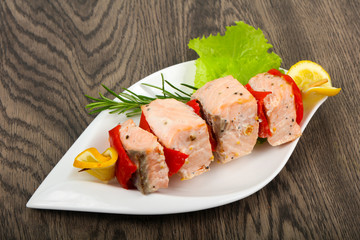 Salmon Skewer