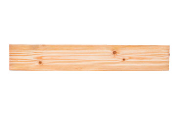 Brown wooden board with natural striped pattern for background, wooden surface for add text or design decoration. isolated on white background with clipping path.