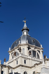 Fototapeta premium Detail of the cathedral of Almudena