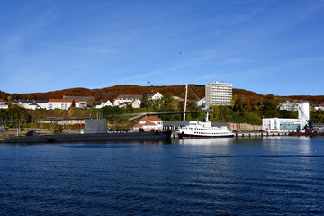 Fototapeta na wymiar Inselrügen, Sassnitz, britisches U-Boot