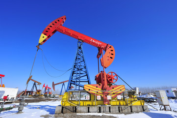 Fototapeta premium The oil pump