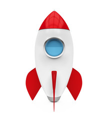 Rocket Space Ship Isolated