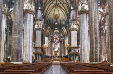 Obraz premium The interior of the Duomo Cathedral