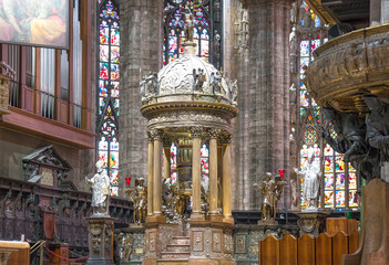 The interior of the Duomo Cathedral