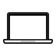 Laptop computer icon