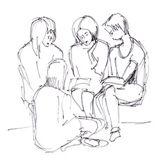 The girls conversation