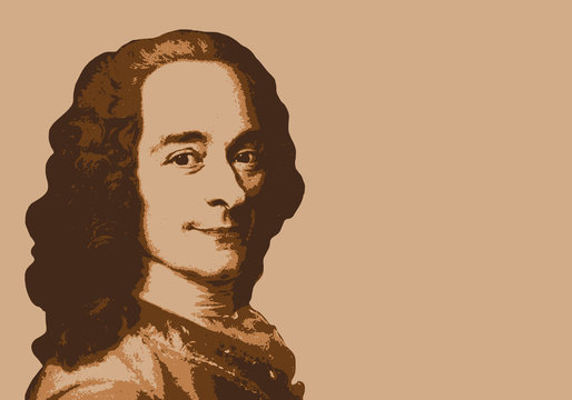 Voltaire - écrivain - portrait - personnage célèbre - littérature - personnage - livre - philosophe