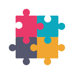 Obraz premium puzzles pieces icon