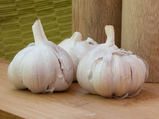 Three garlics