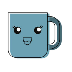 Kawaii drink cup icon