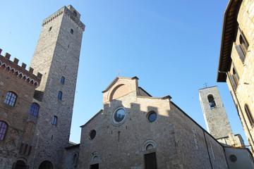 Obraz premium very nice villagge named san gimignano