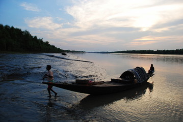 The Sundarbans is a vast forest in the coastal region of the Bay of Bengal  and considered one of the natural wonders of the world. It’s home of the Royal Bengal Tigers. Rivers are the only way  to mo