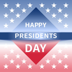 Happy Presidents Day banner.