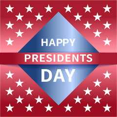 Happy Presidents Day banner.
