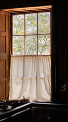 A 1800s style contrasty window