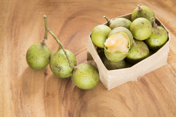 Mamoncillo delicious tropical fruit - Melicoccus bijugatus