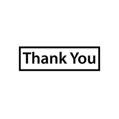 Thank You Vector Template Design