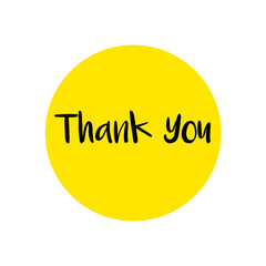 Thank You Vector Template Design