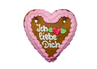 German Christmas gingerbreads (Ich liebe dich - I Love You)