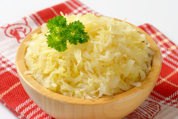 Bowl of sauerkraut