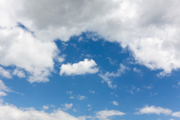 Obraz premium Blue sky and white cloud