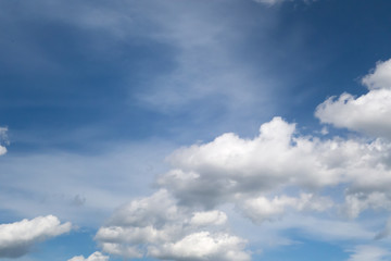 Fototapeta premium Blue sky and white cloud