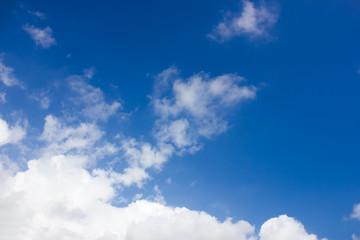 Obraz premium clouds in the blue sky background.