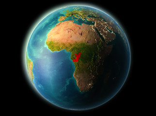 Congo in the evening
