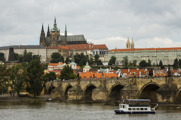 View of the Old Town of Prague. Czech Republic