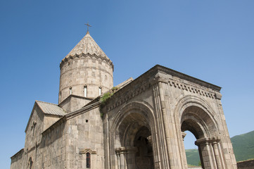 Fototapeta na wymiar Church St. Grigor Lusavorich, Monastery Tatev. Armenian Apostolic Church.