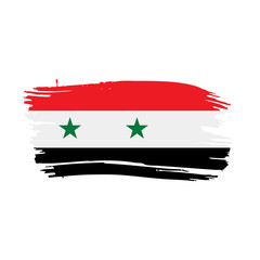 Syria flag, vector illustration