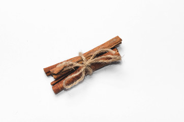 Several bandaged cinnamon sticks