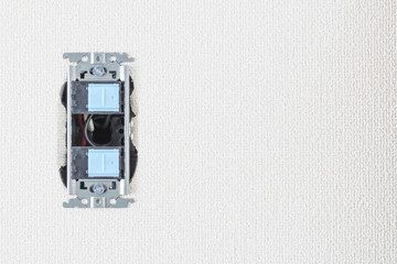 新築の照明スイッチ 　設置