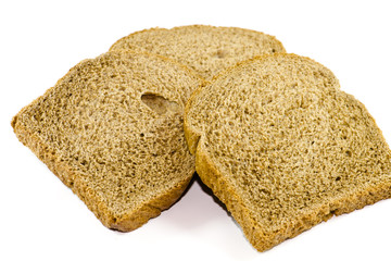 Frisch Gebackene Toastbrot Scheiben