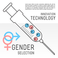 Gender selection poster