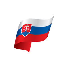 Slovakia flag, vector illustration