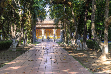 pagoda of Dieu De in the city of Hue, Vietnam.