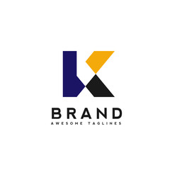 letter K logo simple design template Business corporate. creative  letter k logo design, best new letter K logo